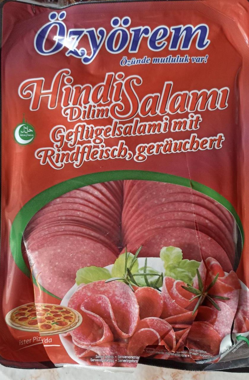 Фото - Hindi dilim salami geflügelsalami mit rindfleisch geräuchert Özyörem