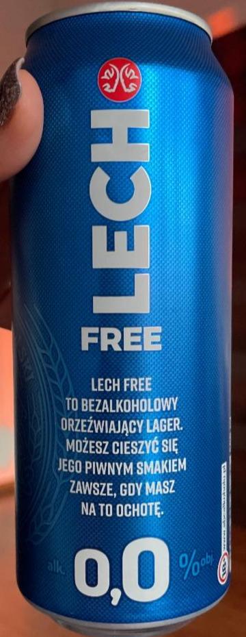 Фото - Lech Free Non-Alcoholic Beer Neplechanaplechu