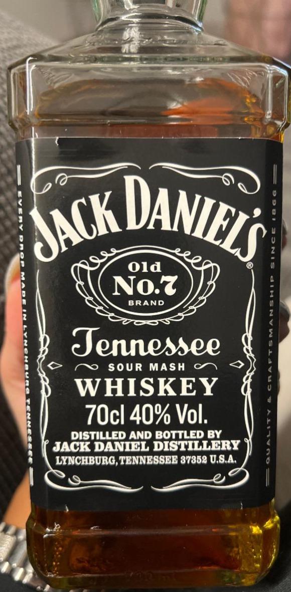 Фото - Whiskey 40% Tennessee Jack Daniel's Джек Дэниэлс