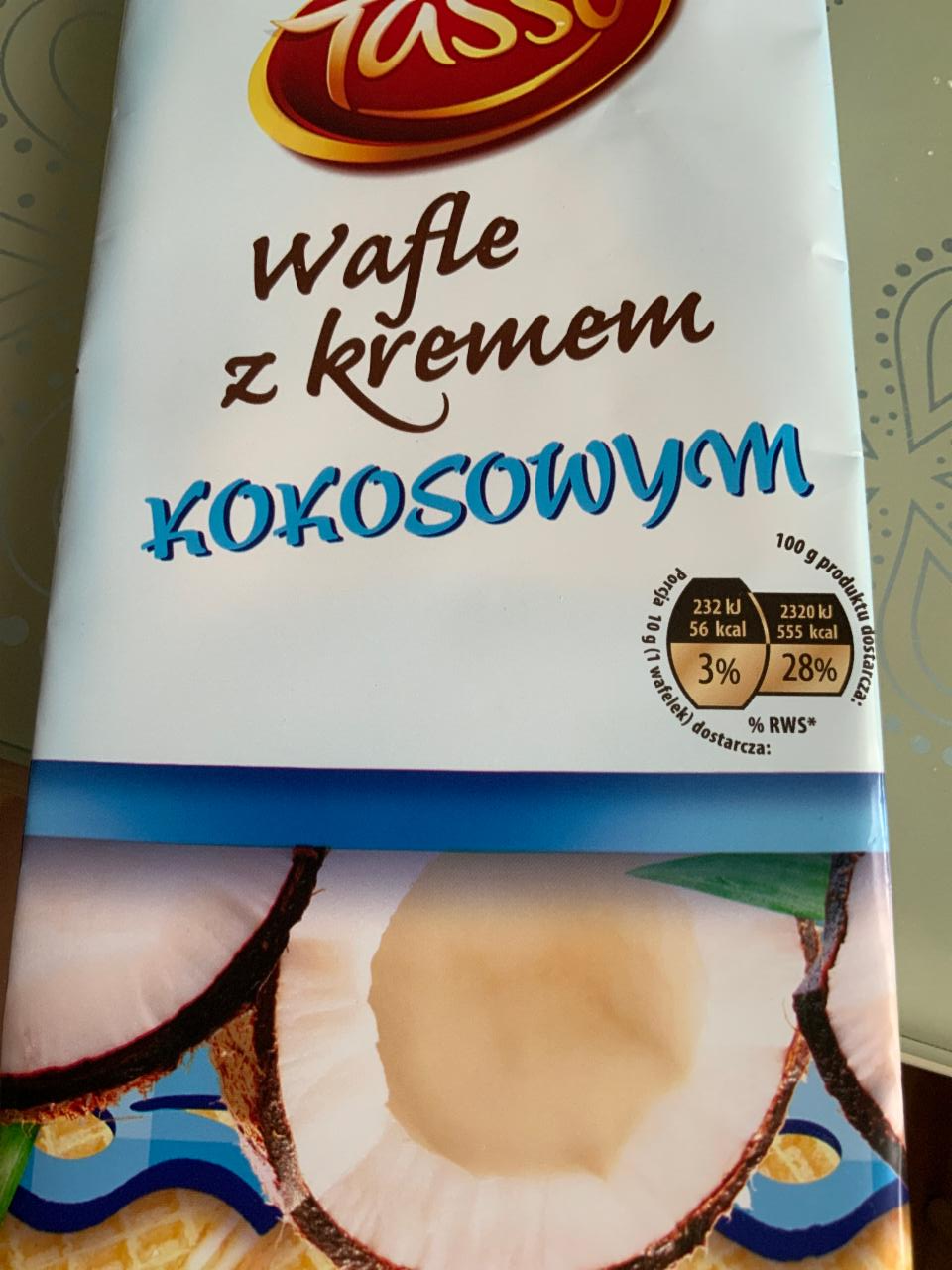 Фото - Wafle z kremom kokosowym Tasso