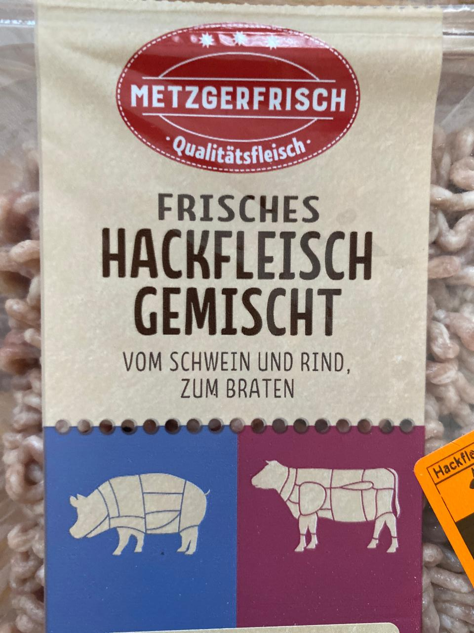 Фото - Frisches Hackfleisch Gemischt vom Schwein und Rind zum braten Metzgerfrisch