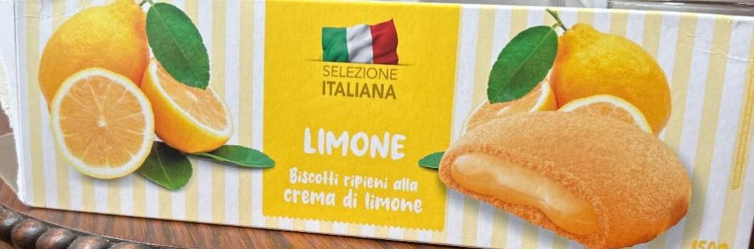 Фото - Biscotti ripieni alla crema di limone Selezione italiana