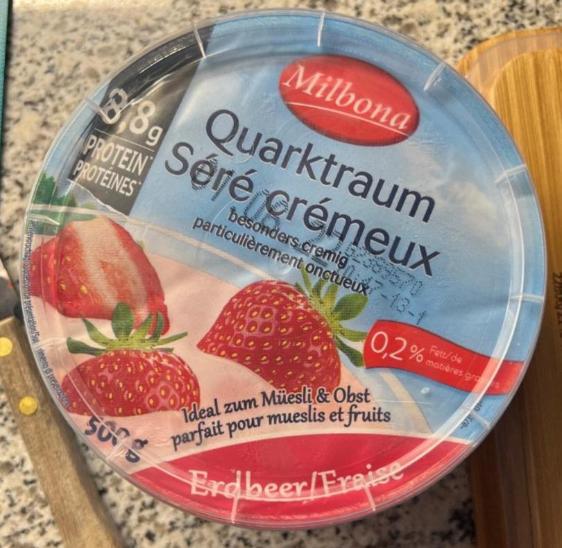 Фото - Quark-Traum erdbeere Milbona