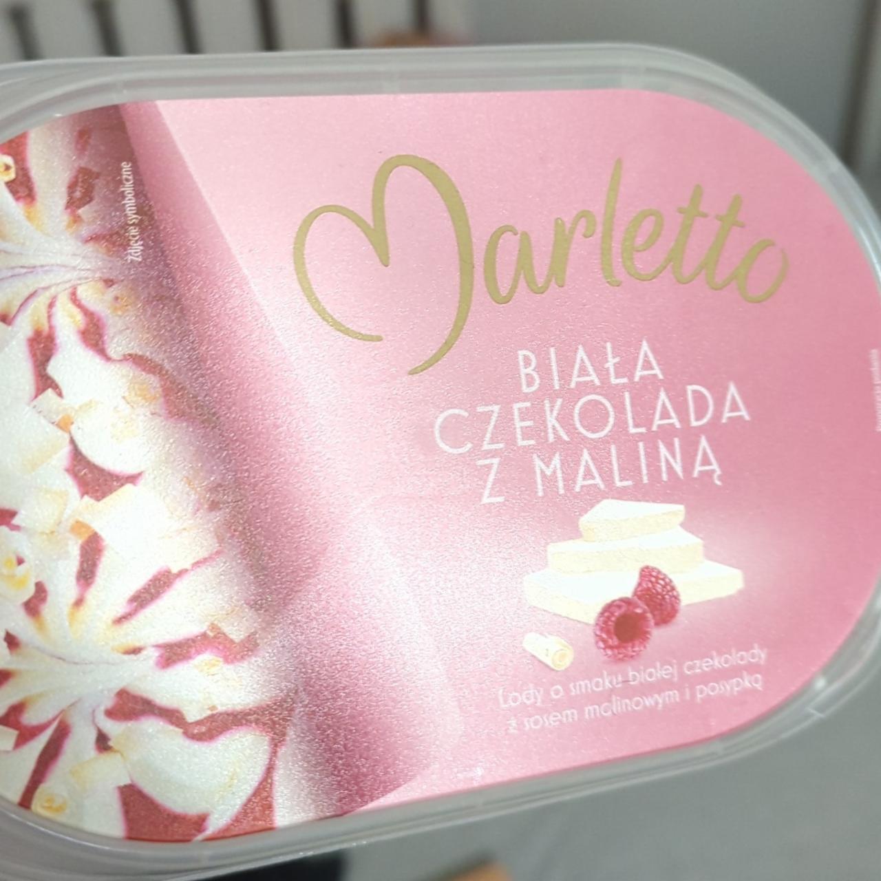 Фото - Biała czekolada z maliną Marletto