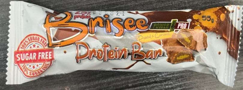 Фото - батончик протеиновый Brisee с арахисом в карамели глазированный Power Pro Protein bar