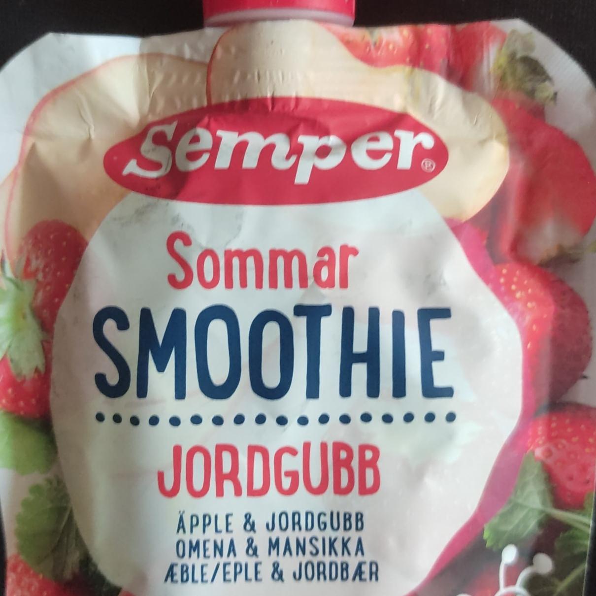 Фото - Sommar smoothie jordgubb Semper