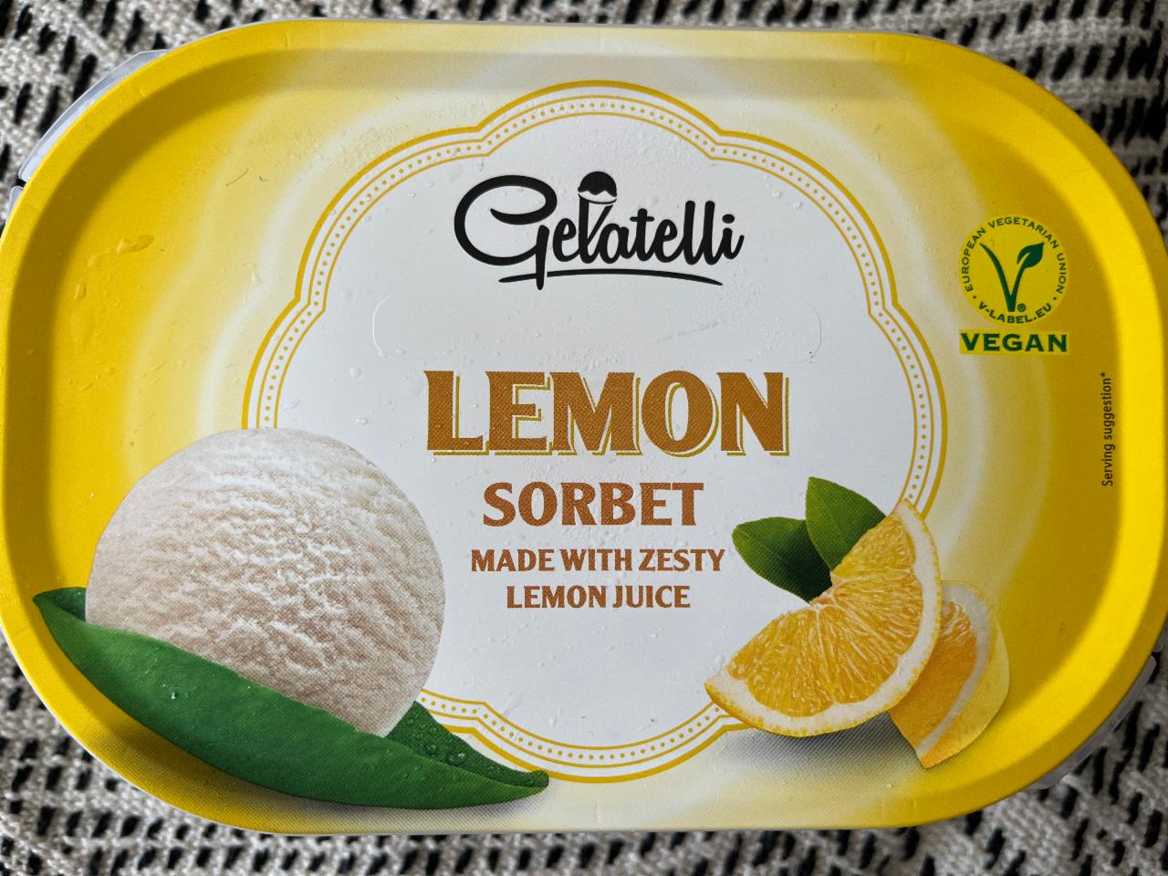 Фото - Lemon Sorbet Gelatelli