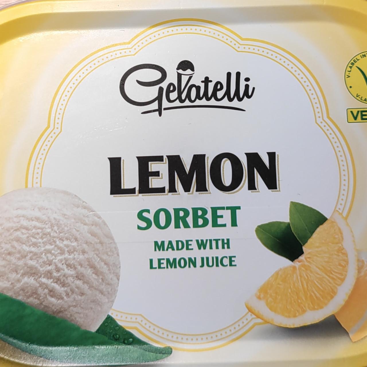 Фото - Lemon Sorbet Gelatelli