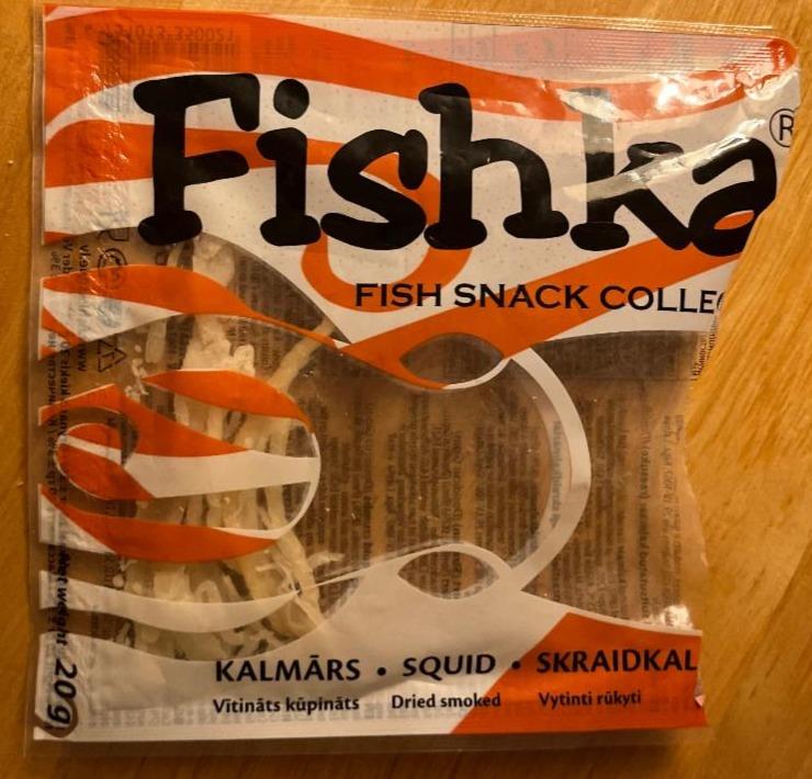 Фото - Кальмары сушеные Fish Snack Fishka