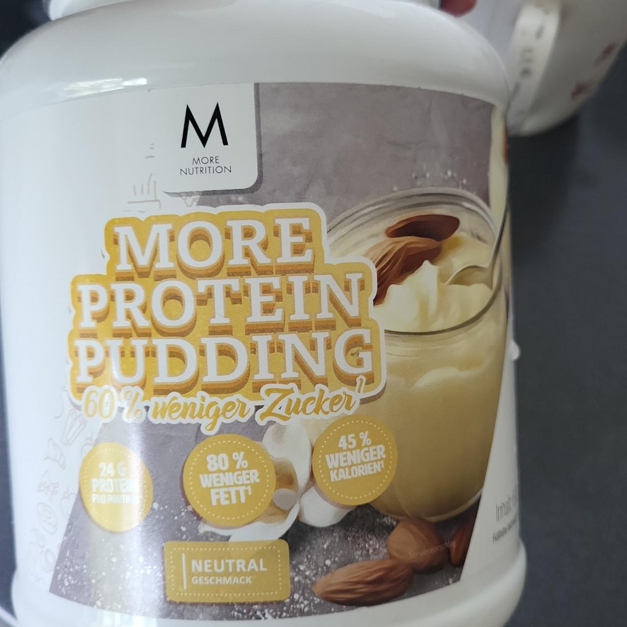 Фото - More Protein Pudding Neutral More Nutrition