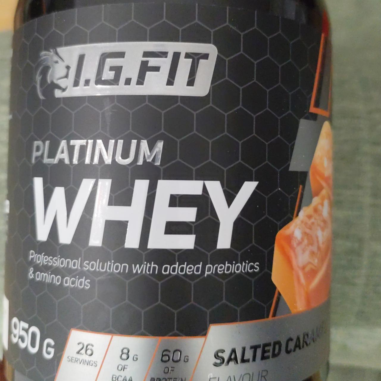 Фото - Platinum whey salted caramel I.G.Fit