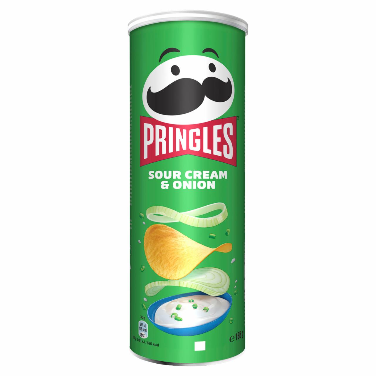 Фото - Чипсы картофельные со вкусом сметаны и лука Pringles