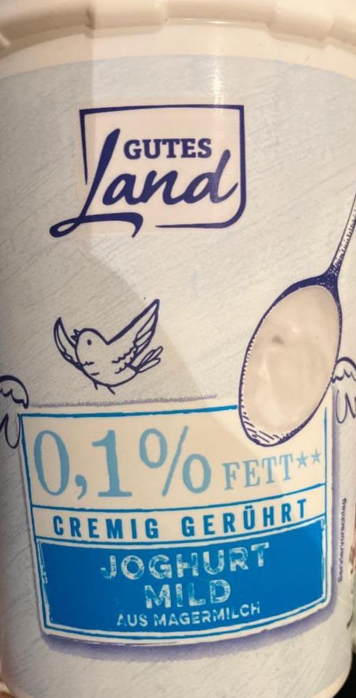 Фото - Joghurt mild aus magermilch 0,1 % Gutes Land