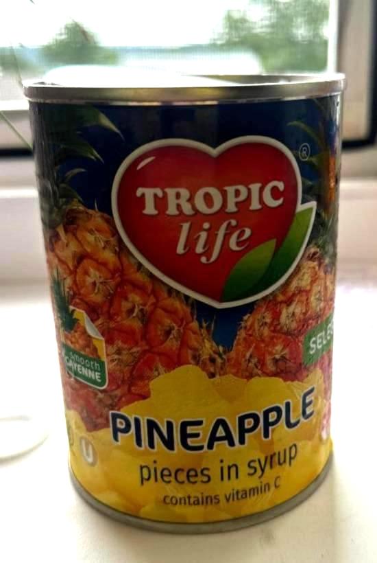 Фото - Ананас кольцами в сиропе Tropic Life