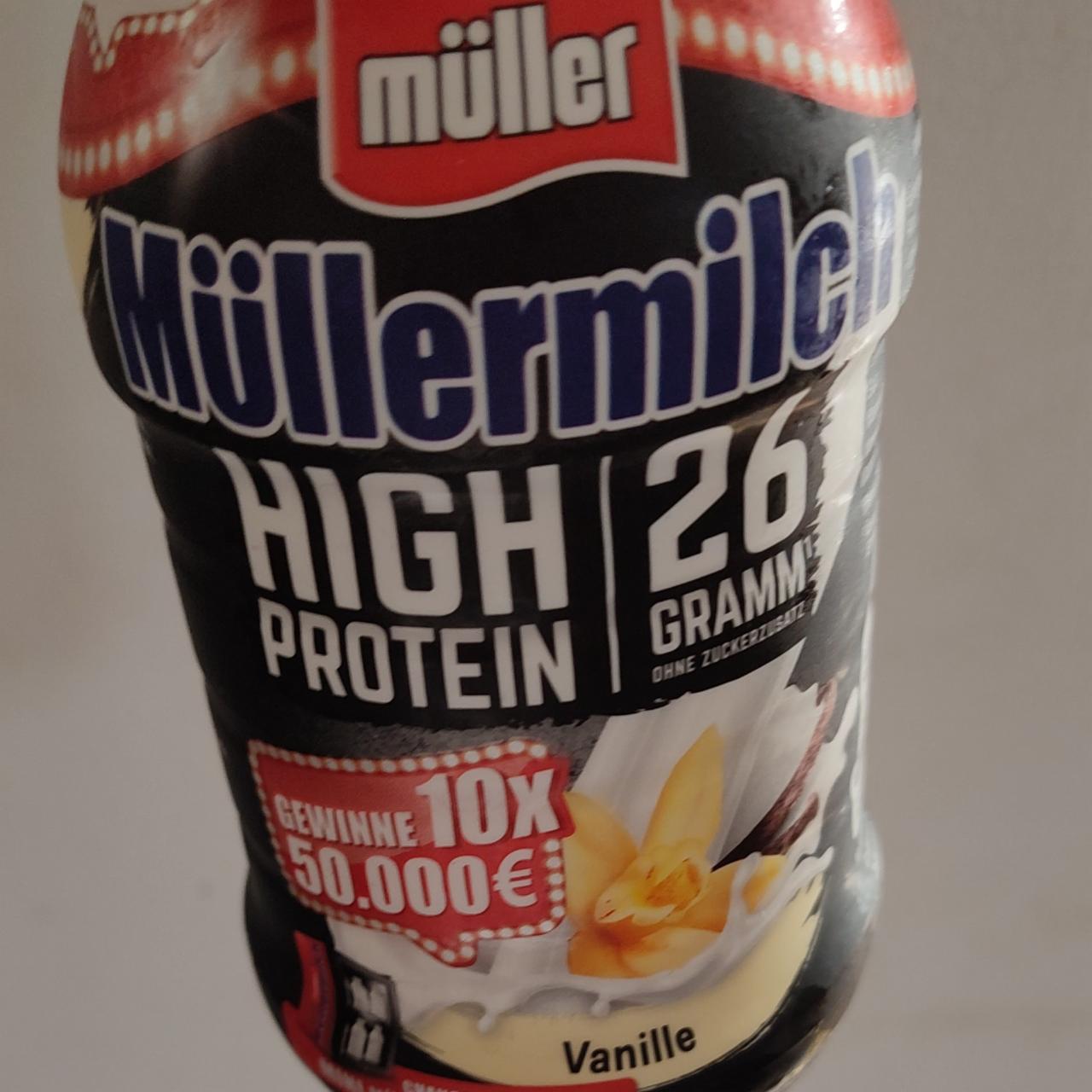 Фото - Müllermilch protein mléčný nápoj vanilka Müller