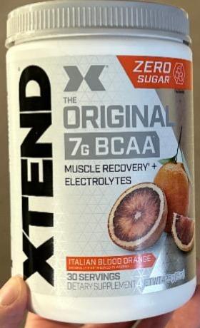 Фото - The original bcaa muscle recovery electrolyteso orange sanguine flavoured Xtend Scivation