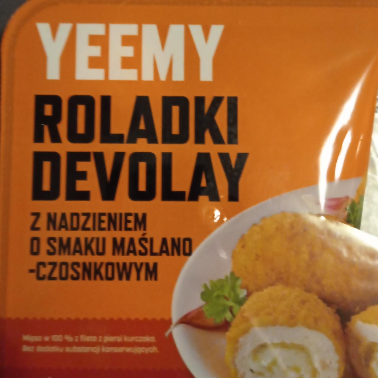 Фото - Roladki devolay z nadzieniem z ciasteczkami maślanymi-czosnkowym Yeemy