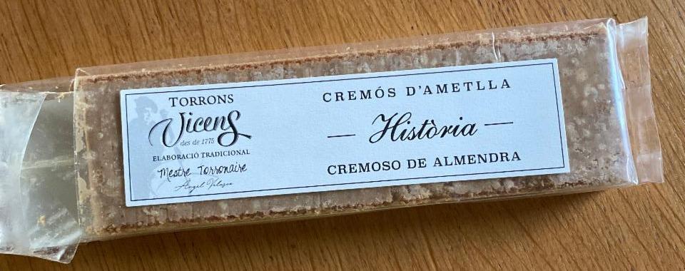 Фото - Nougat Historia Creamy Almond Torrons Vicens