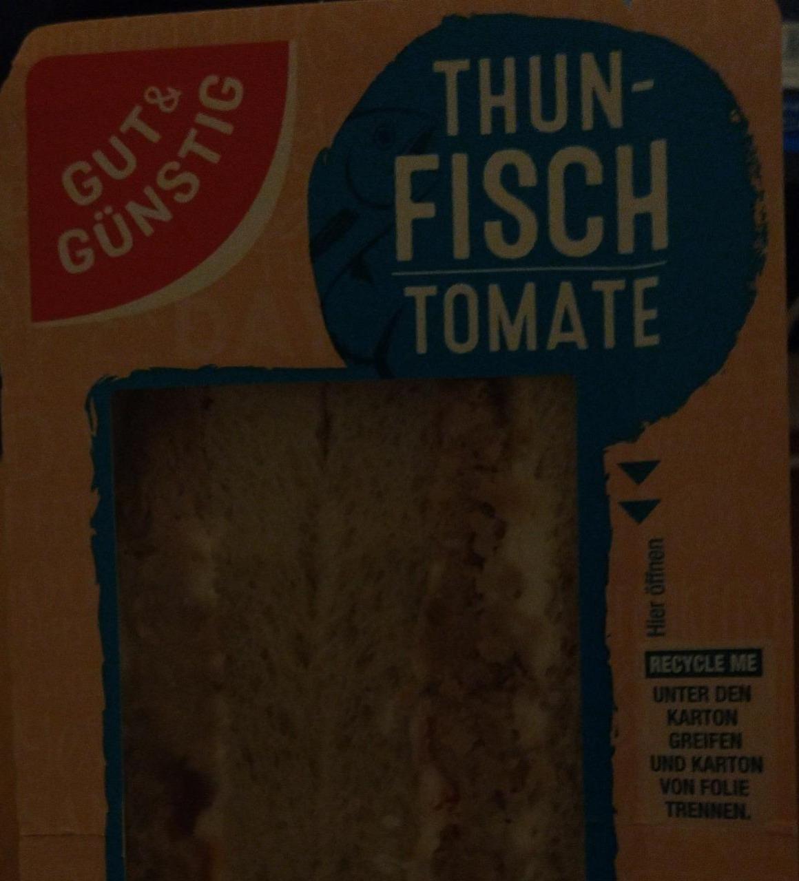 Фото - Sandwich thun-fisch tomate Gut&Günstig