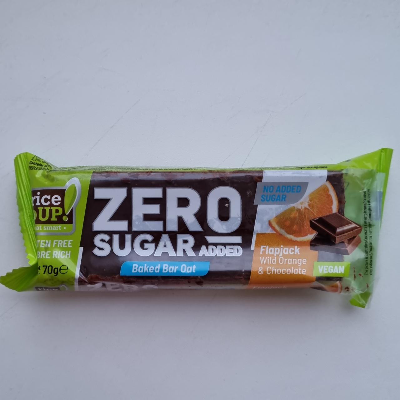 Фото - Zero sugar baked bar oat flapjack wild orange & chocolate Rice Up!