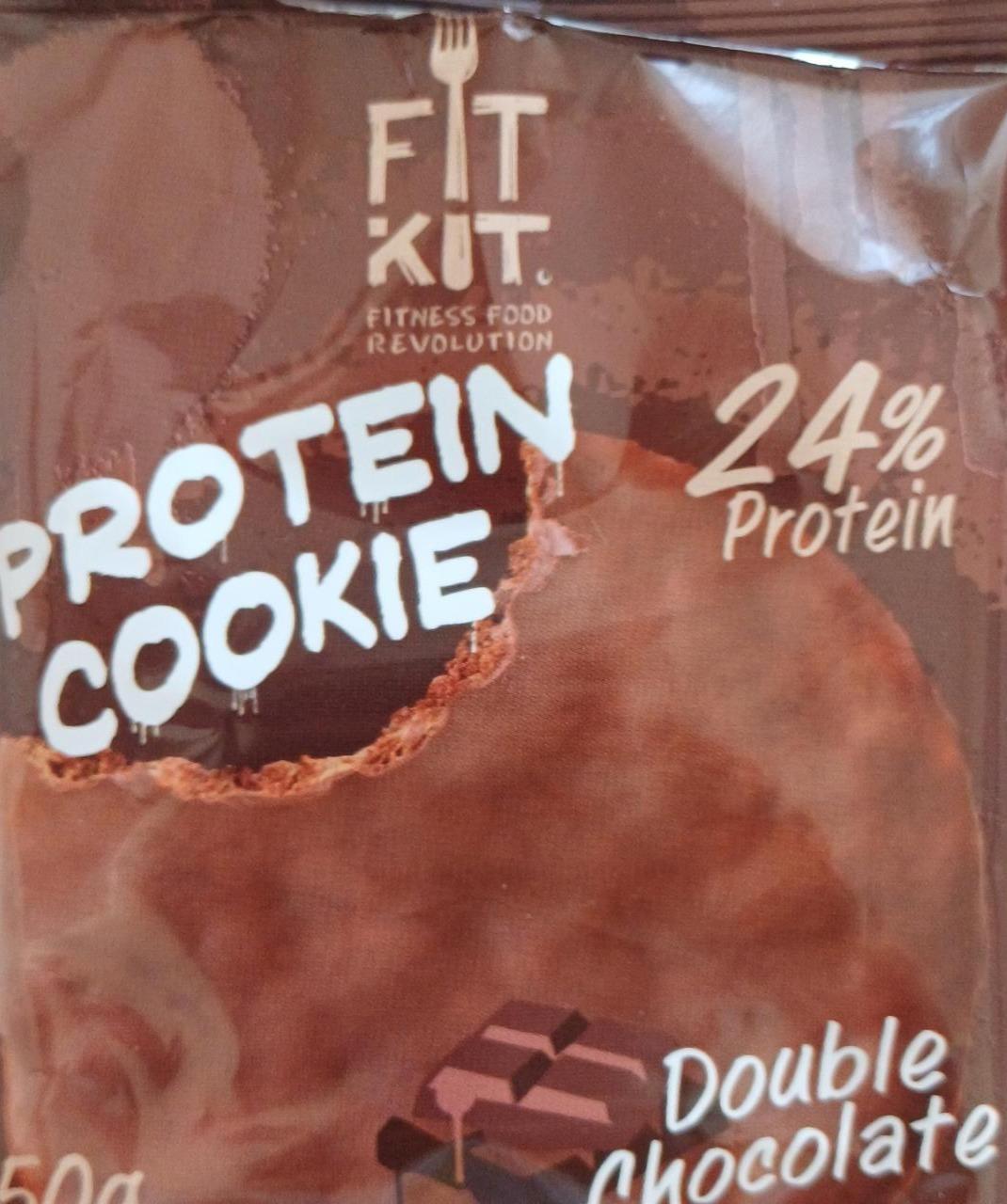 Фото - Protein cookie double chocolate FitKit