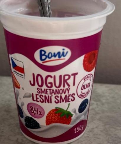 Фото - Jogurt smetanový lesní směs Boni