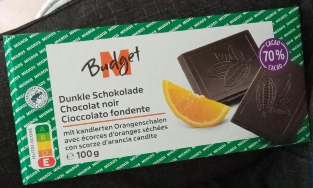 Фото - Chocolat noir aux écorces d'oranges séchées MBudget