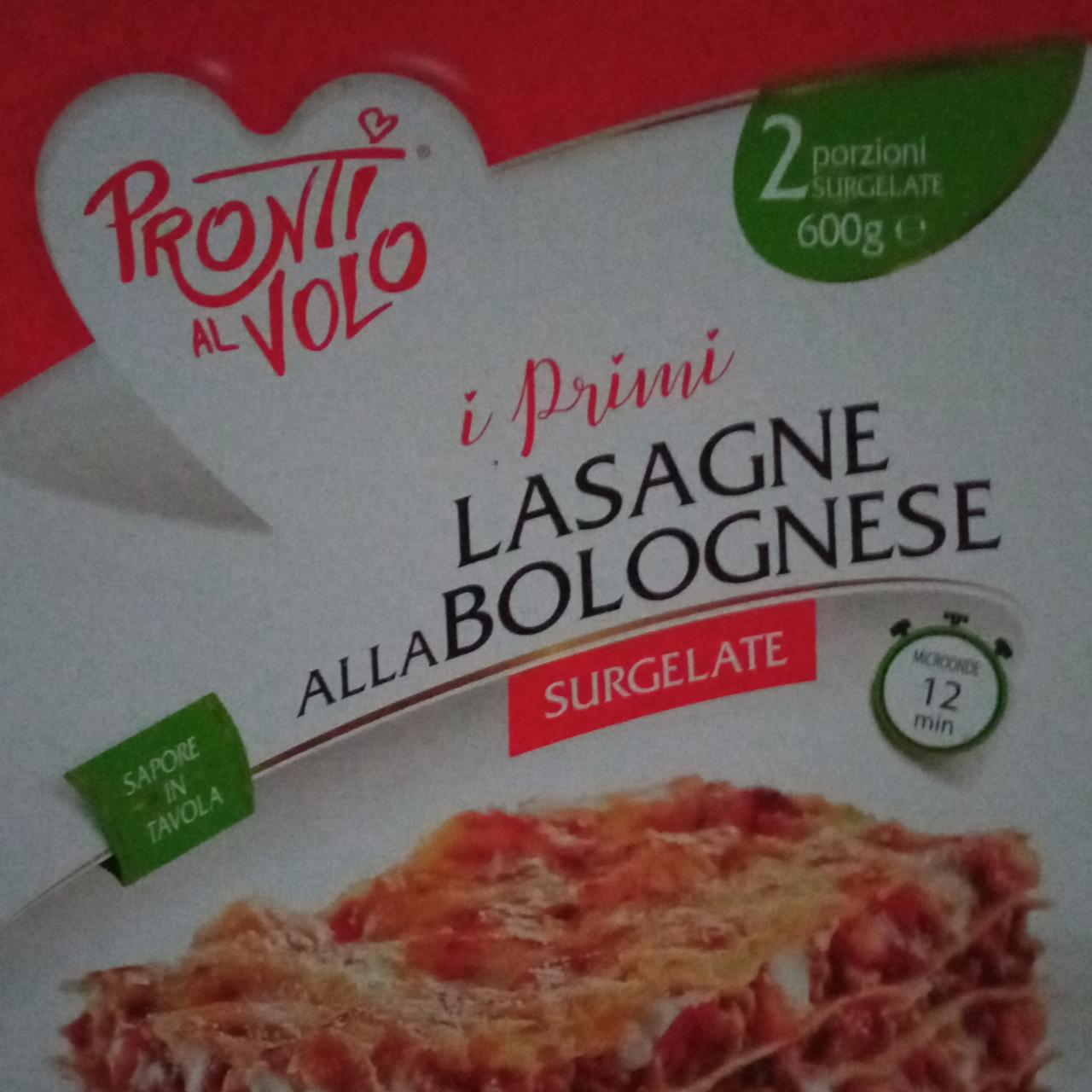 Фото - Lasagne alla bolognese Pronti al volo MD