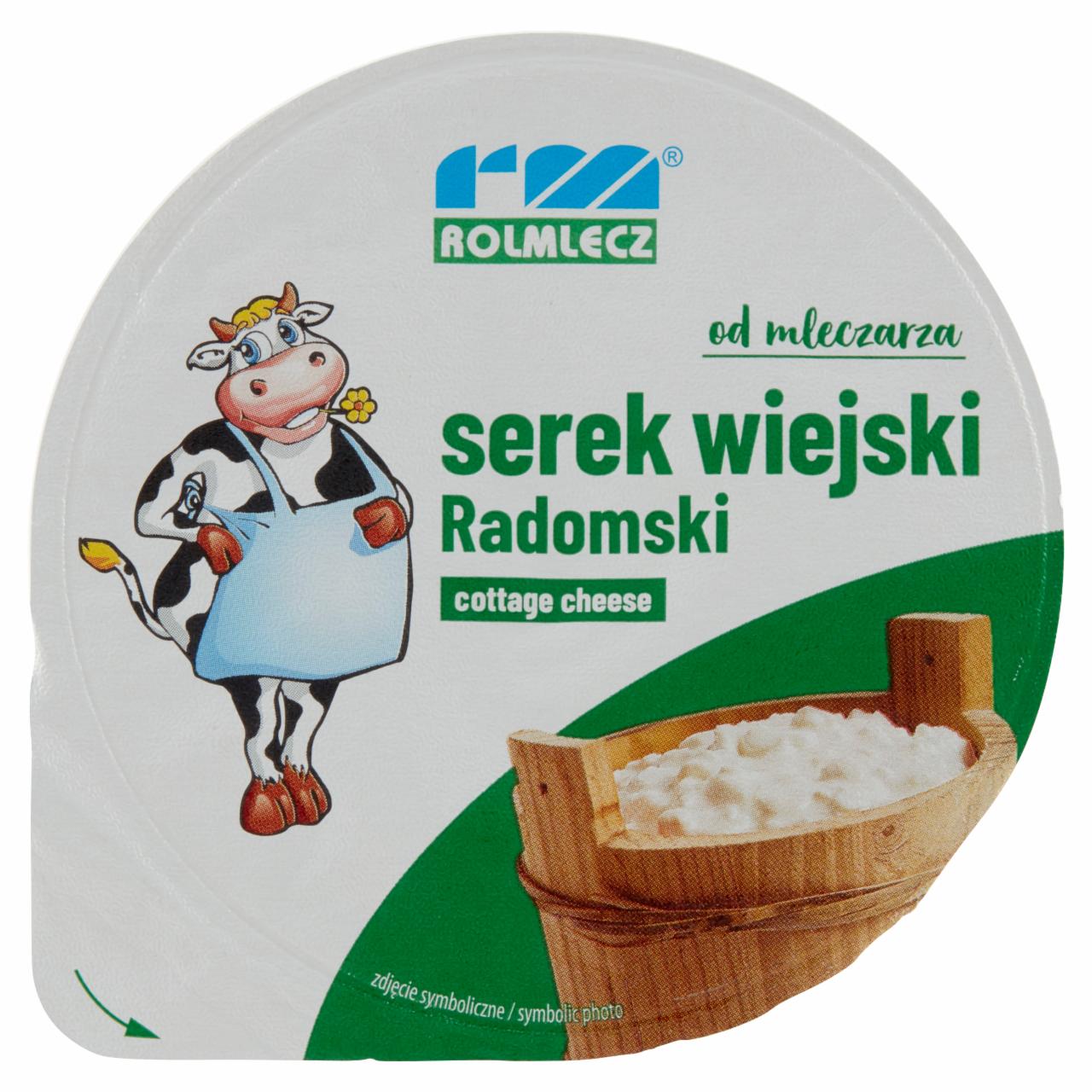 Фото - Serek wiejski radomski cottage cheese Rolmlecz