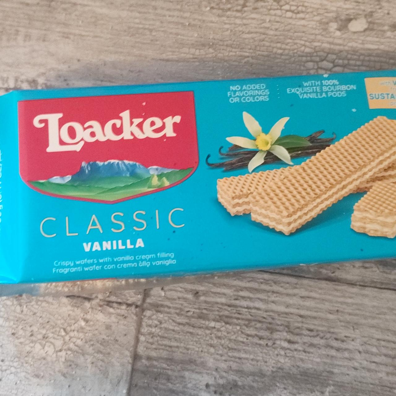 Фото - Wafer classic vanilla Loacker