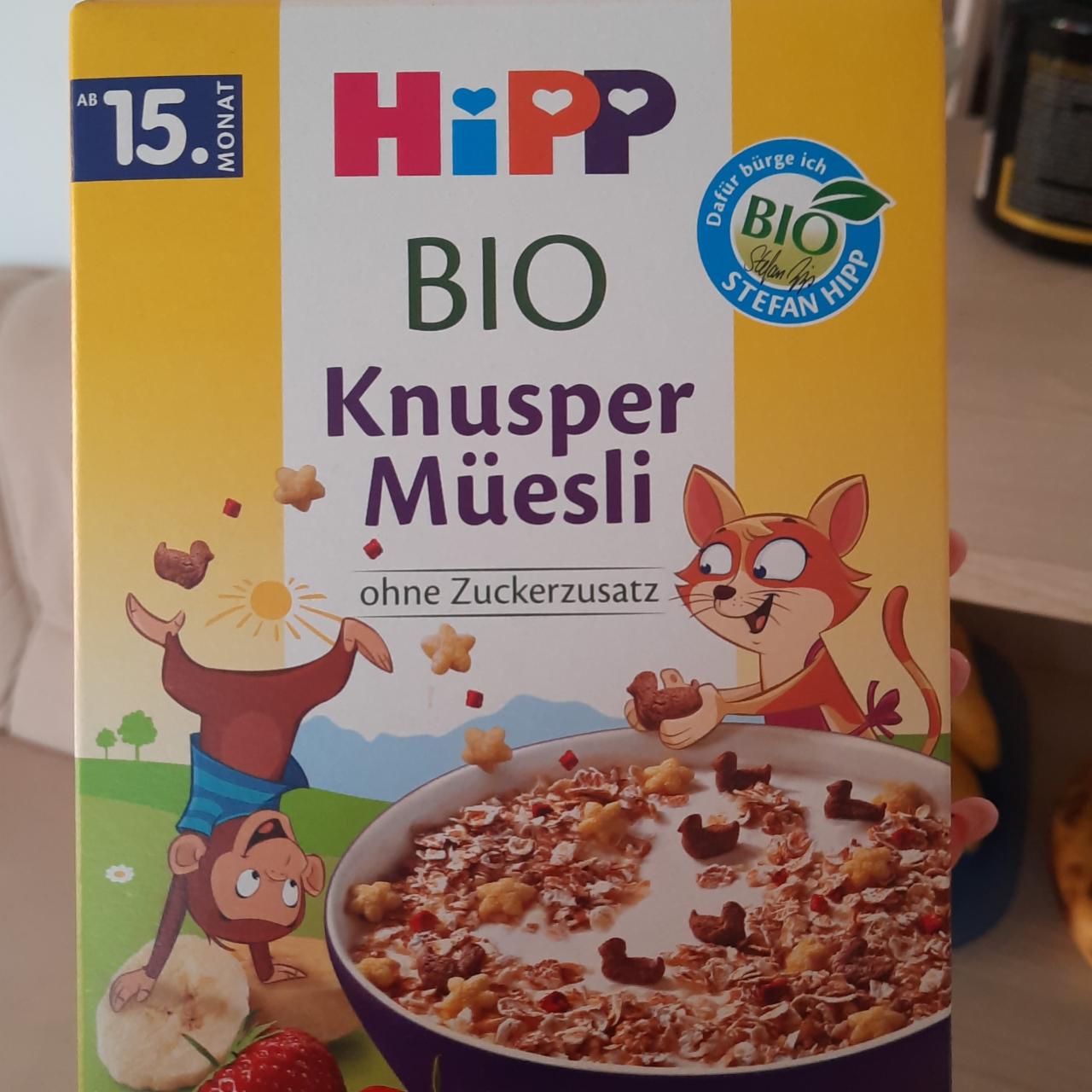 Фото - Bio knusper müesli Hipp