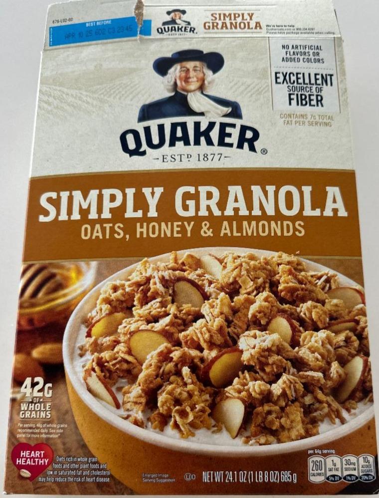 Фото - Simply granola Quaker