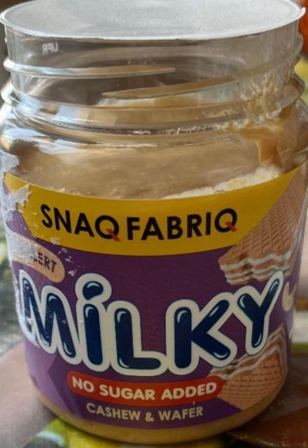 Фото - Milky no sugar added cashew wafer Snaq Fabriq