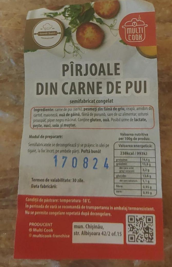 Фото - Pirjoale din carne de pui Rețetele bunicii