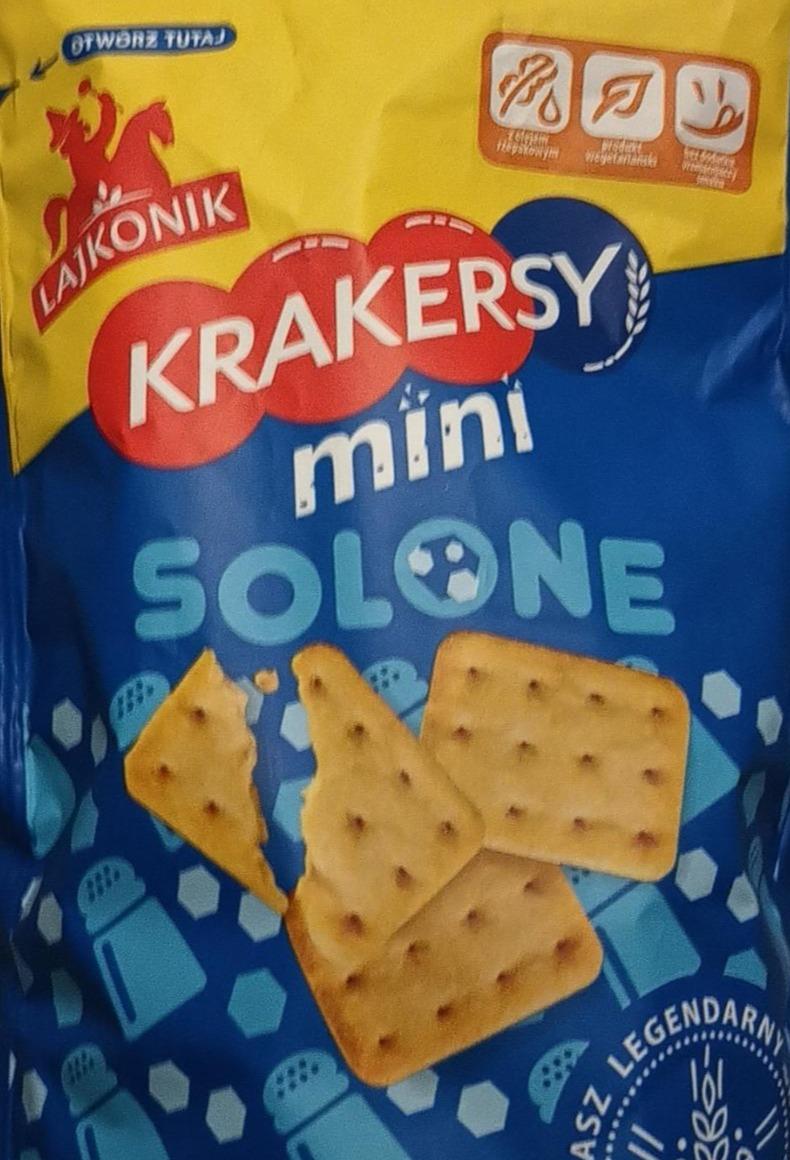 Фото - Крекер мини соленый Krakersy Mini Solone Lajkonik