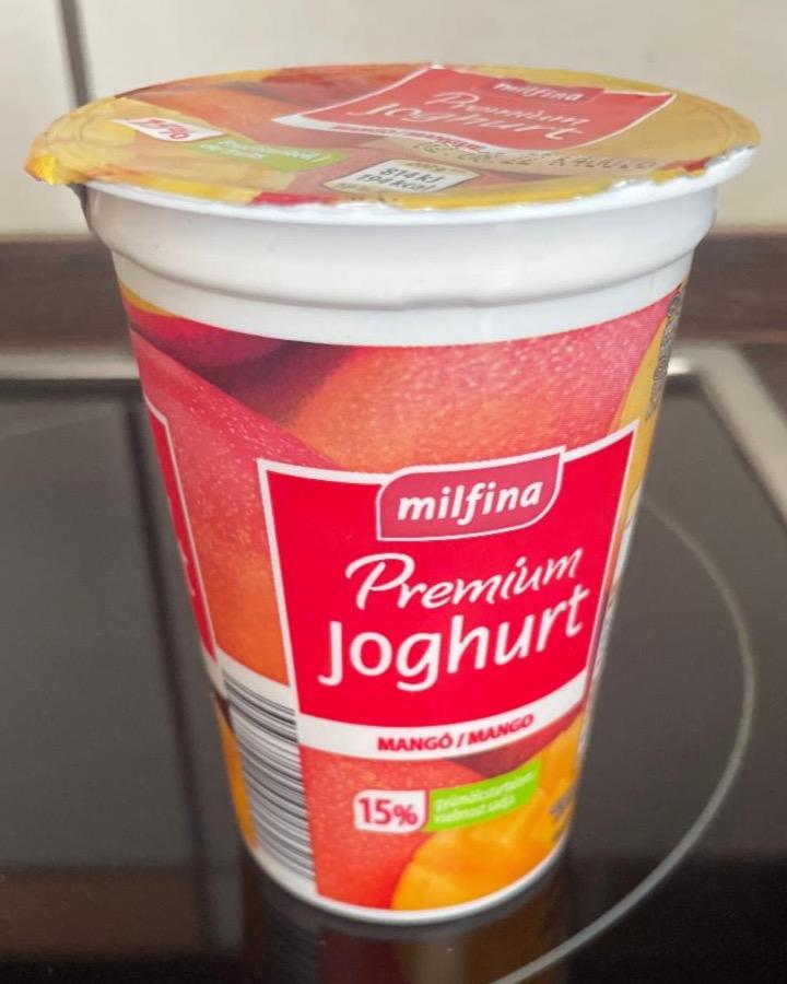 Фото - Premium yoghurt mango Milfina