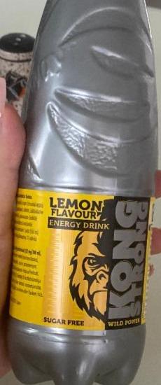 Фото - Lemon flavour energy drink Kong Strong