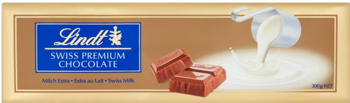 Фото - Swiss premium chocolate milch extra Lindt