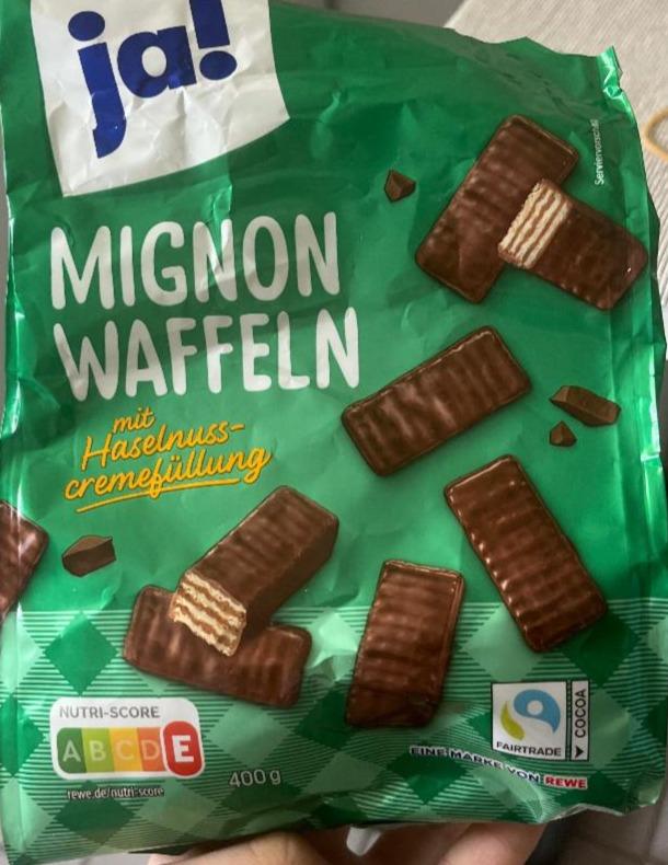 Фото - Mignon waffeln mit haselnuss- cremefüllung Ja!