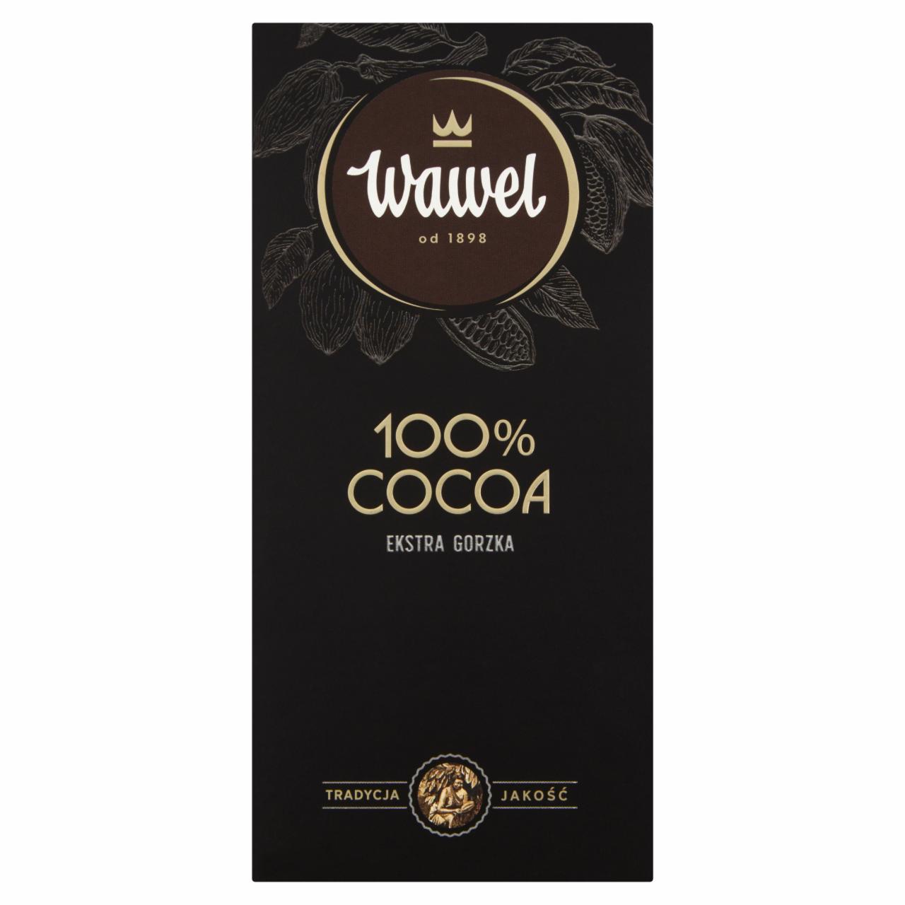 Фото - Extra dark chocolate 100% cocoa Wawel