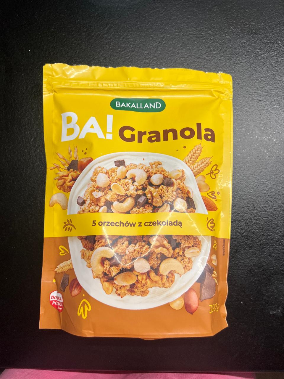 Фото - BA! Granola 5 orzechów z czekolada Bakalland