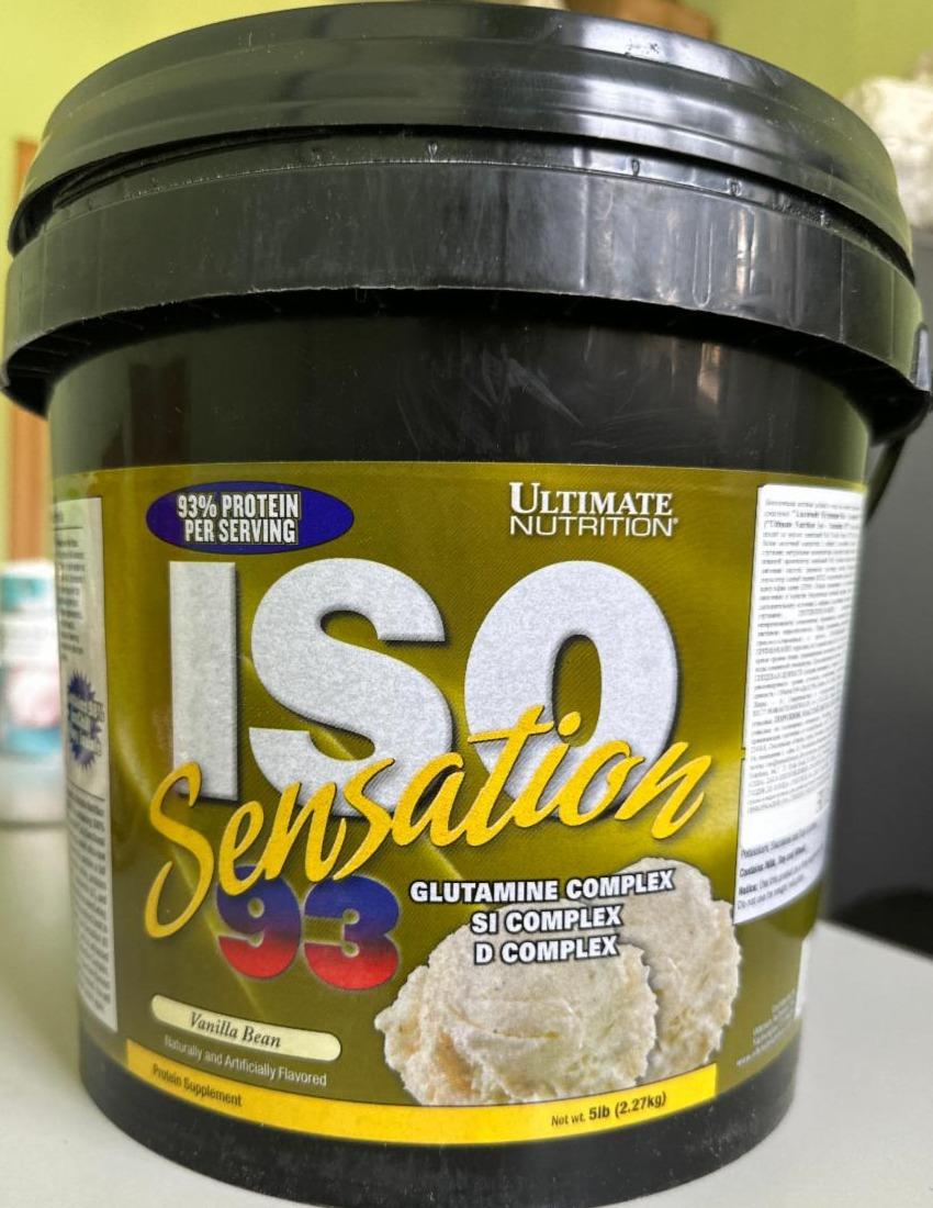 Фото - iso sensation Ultimate nutrition