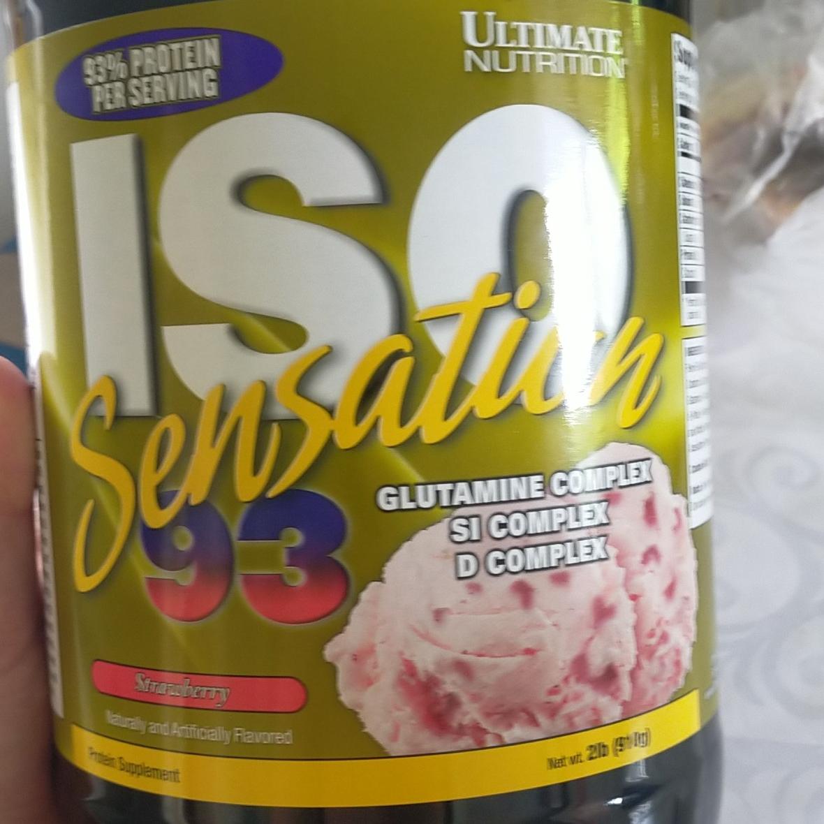 Фото - Iso sensation Ultimate Nutrition