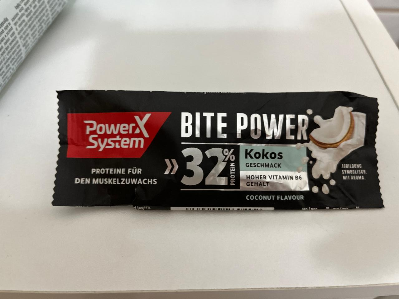 Фото - High Protein Bar mit Kokos Geschmack Power X System