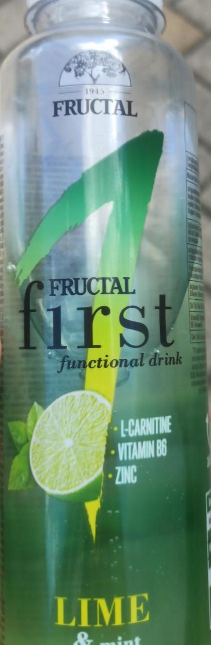 Фото - First functional drink lime&mata Fructal