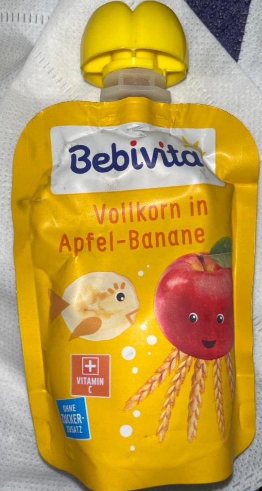 Фото - Пюре яблоко-банан Vollkorn in Apfel-Banane Bebivita