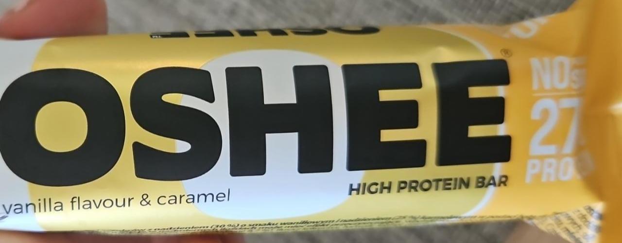 Фото - Протеиновый батончик Vanilla Flavour&Caramel High Protein Bar Oshee