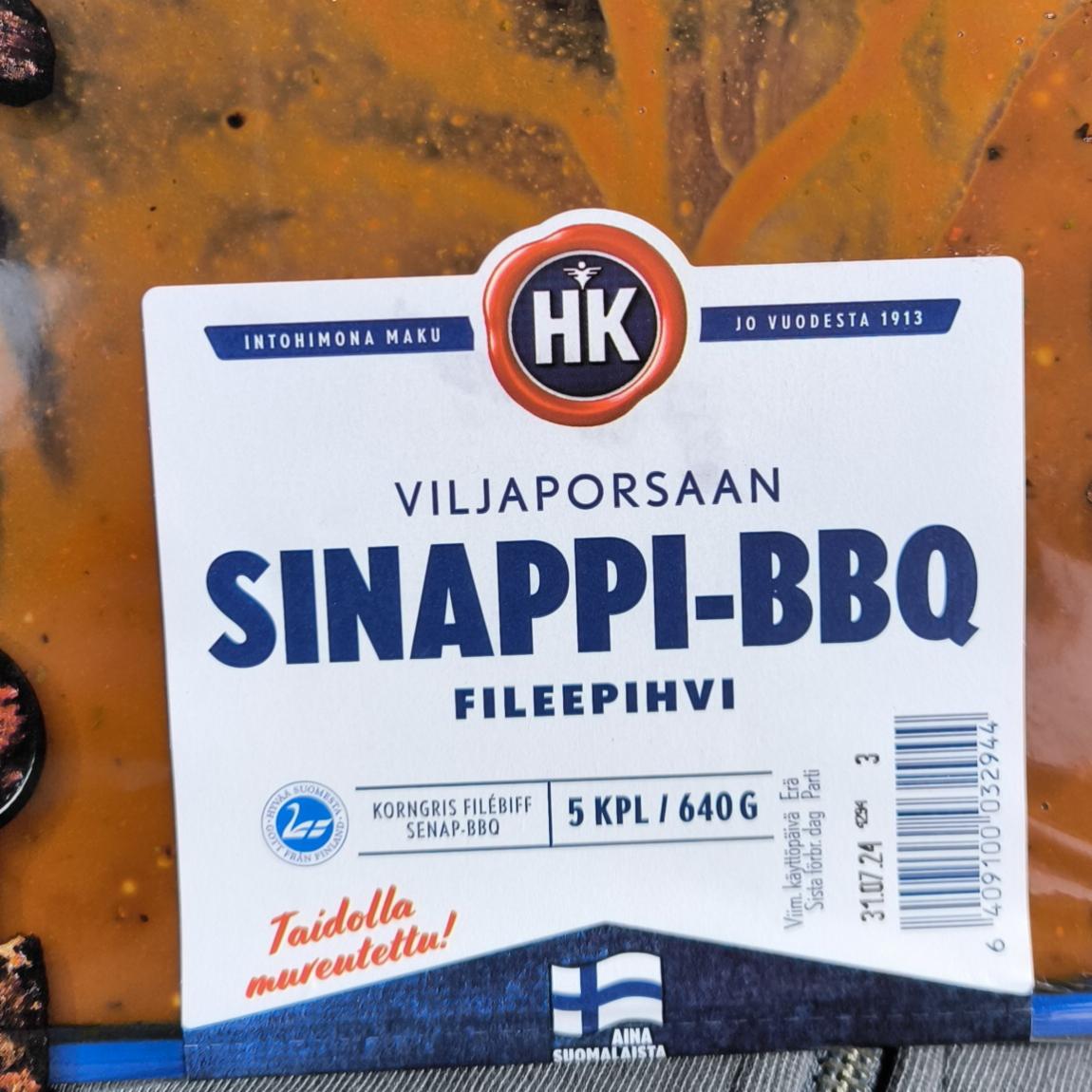 Фото - Viljaporsaan snappi-bbq fileepihvi HK