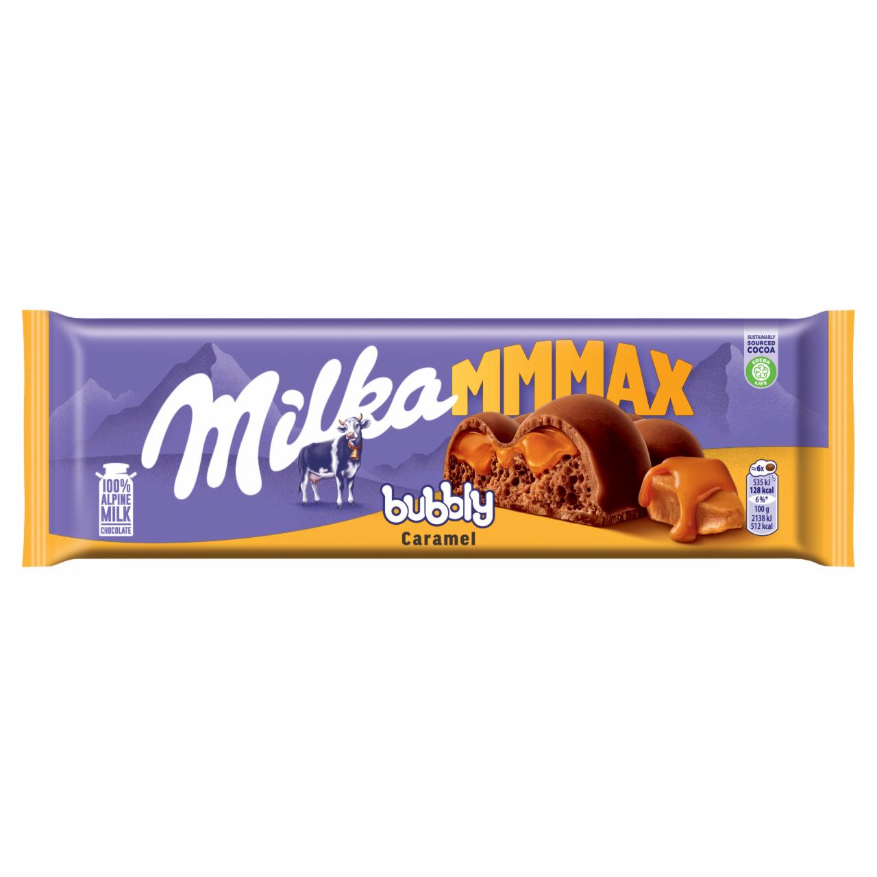 Фото - Шоколад молочный с карамелью Bubbly Caramel Milka