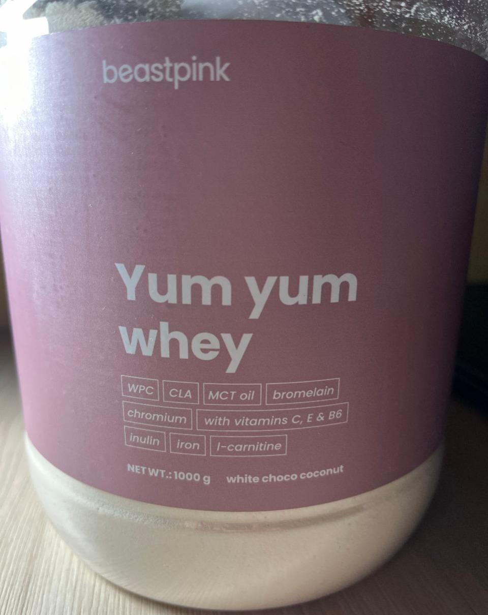 Фото - Yum yum whey white chocolate coconut BeastPink